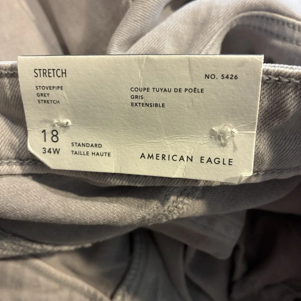 American Eagle Women's Jeans Size 18 Stove Pipe Stretch NWT‎